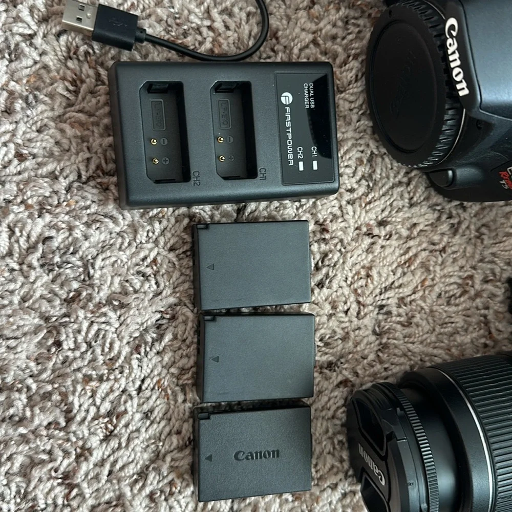 Canon EOS Rebel T5 Black Camera Set - Picture 5 of 10
